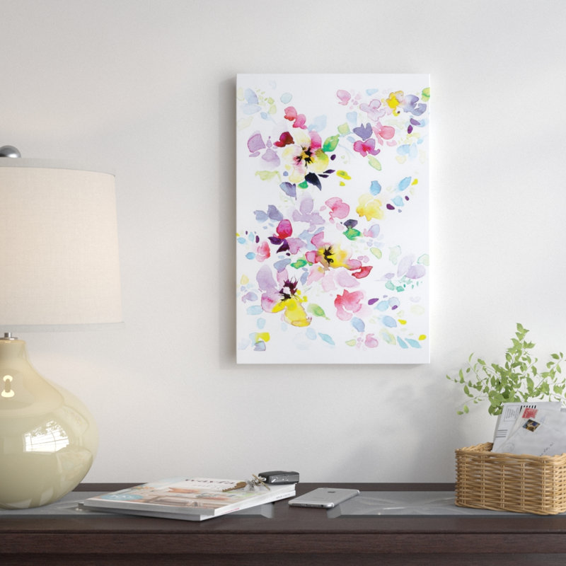 « brillante matinée », art mural sur toile tendue, H 12 po x l 8 po x P 0,75 po