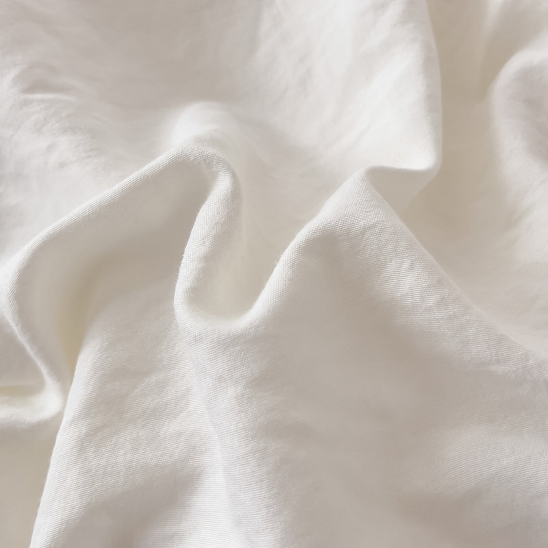 Ensemble de housse de couette 3 pièces, Housse de couette pour très grand lit et 2 taies, Blanc
