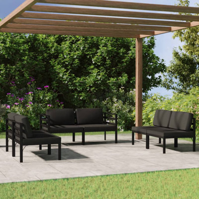 6 Piece Lounge Set with Cushions