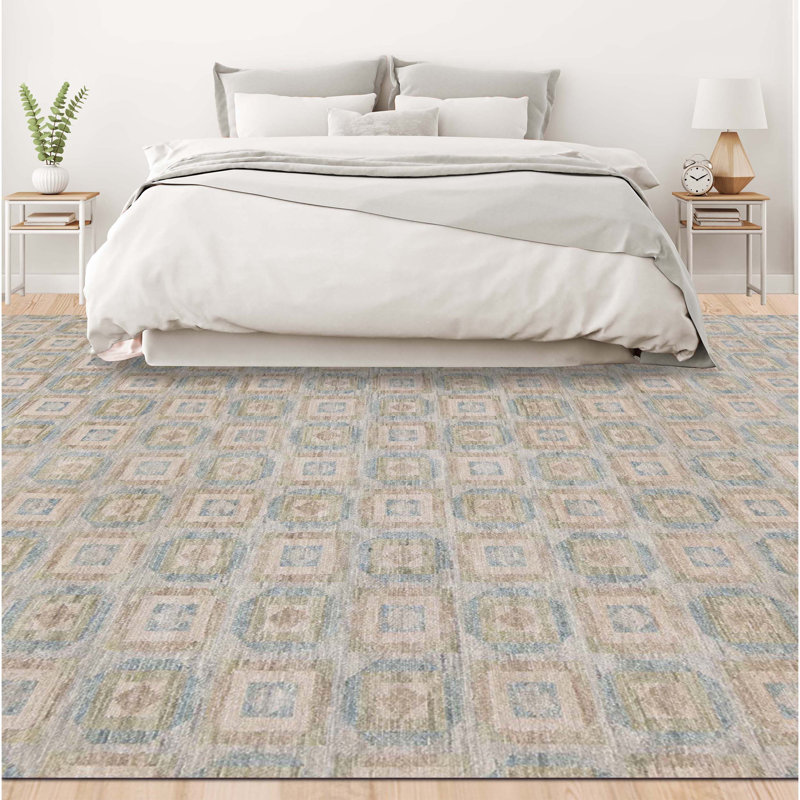 Wool Geometric Area Rug