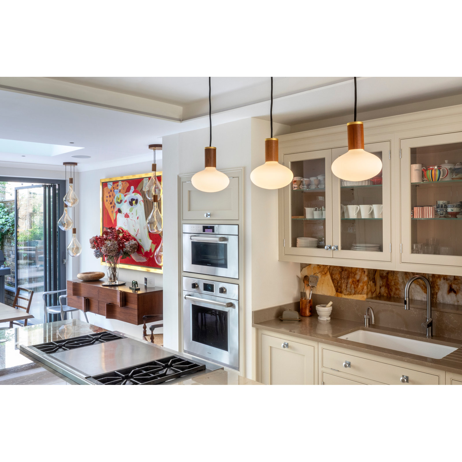 Dimmable Solid Brass Single Light Pendant