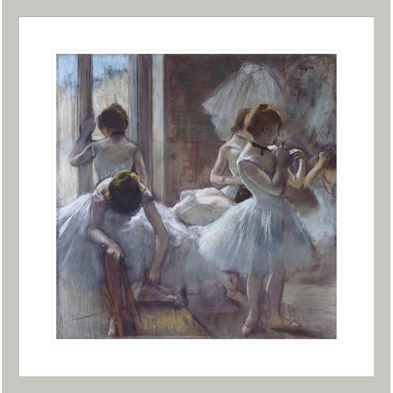 «The Ballet Class» par Edgar Degas, impression giclée encadrée, H 23,77 po x l 23,5 po