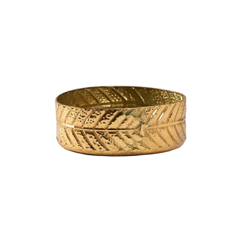 Bol en feuille d'or brossé
