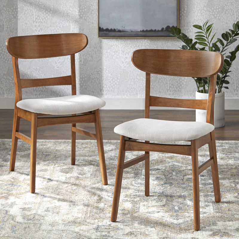 Adelaida Dining Chair (Set of 2), Acorn, Beige