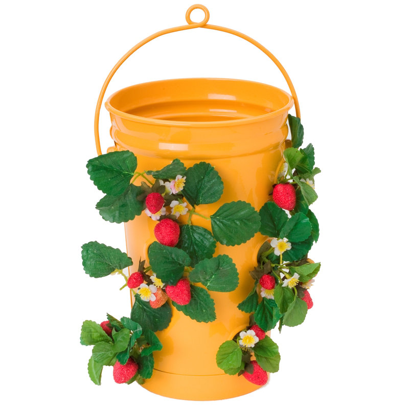 Koziak Metal Hanging Planter, Saffron