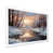 White Single Picture Framed