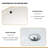 White Oval Undermount Ceramic Bathroom Sink 16.5"x13.4", Low Absorbency, Stain - , With Practical Overflow Polished And Smooth, Design, For Indoor Bathrooms