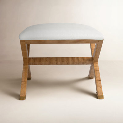 Petit banc en rotin Caserta