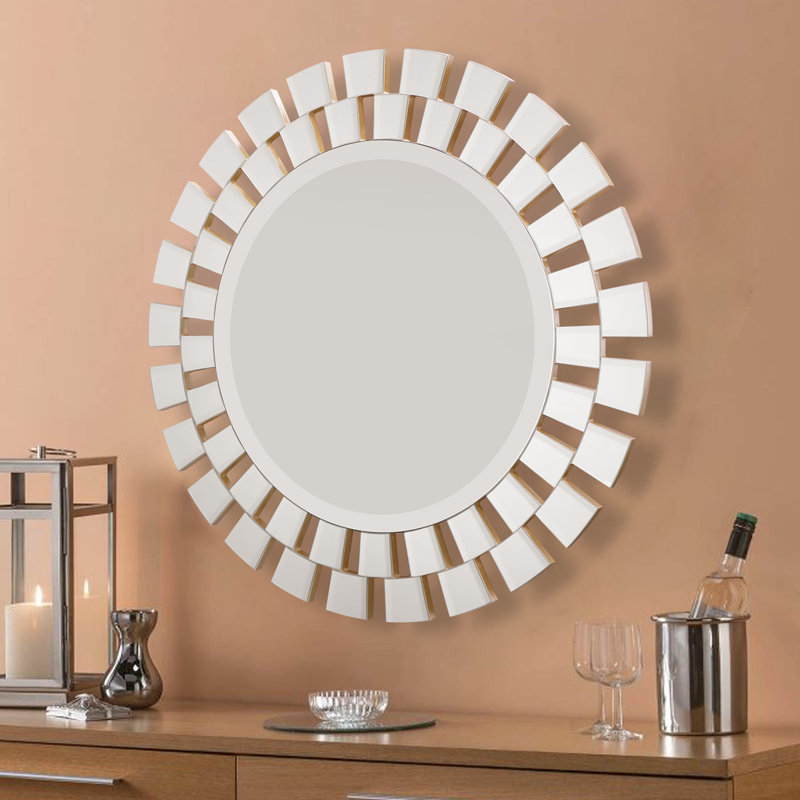 Miroir mural sans cadre Dobie, 23,62 po x 23,62 po