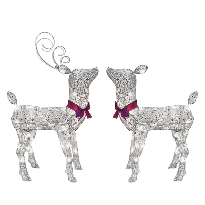 Figurines Morphing Buck and Doe