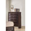 Mobilier de chambre en bois massif 1 pièce 5 tiroirs-121341956