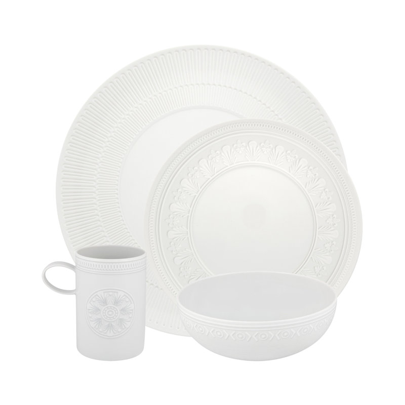 Ornament Porcelain Dinnerware Set - Service for 1