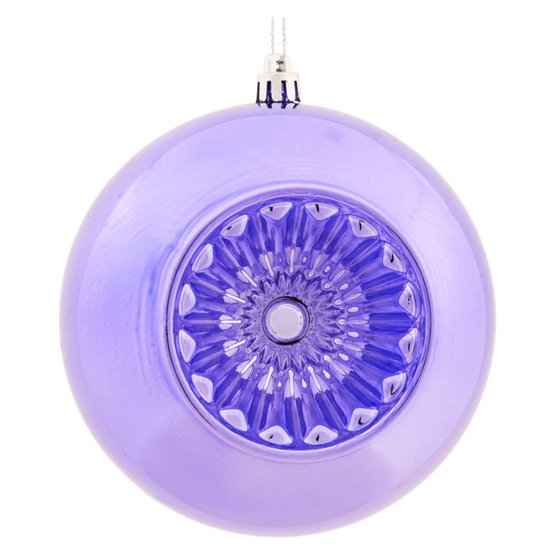 Ornement boule 4,75 "étoile brillante Brite, Lavande