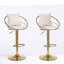 Chaise de bar noire Velda-1553014798