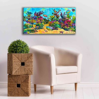 «Underwater Magic» par Dean Russo - peinture sur toile tendue