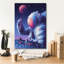 «Epic Graffiti», art mural sur toile 18 po x 26 po, Moon to Mars