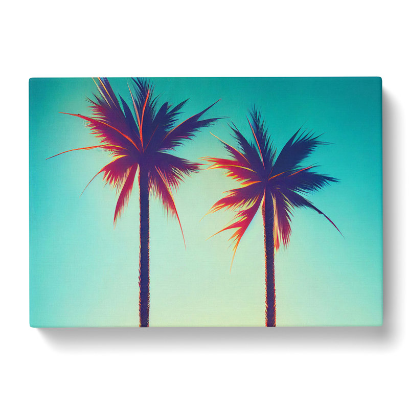 Unbeatable Palm Trees - Wrapped Canvas, 35cm H x 50cm W x 3cm D
