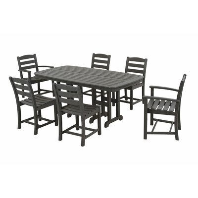 La Casa CafÃ© 7-Piece Dining Set -  POLYWOODÂ®, PWS131-1-GY