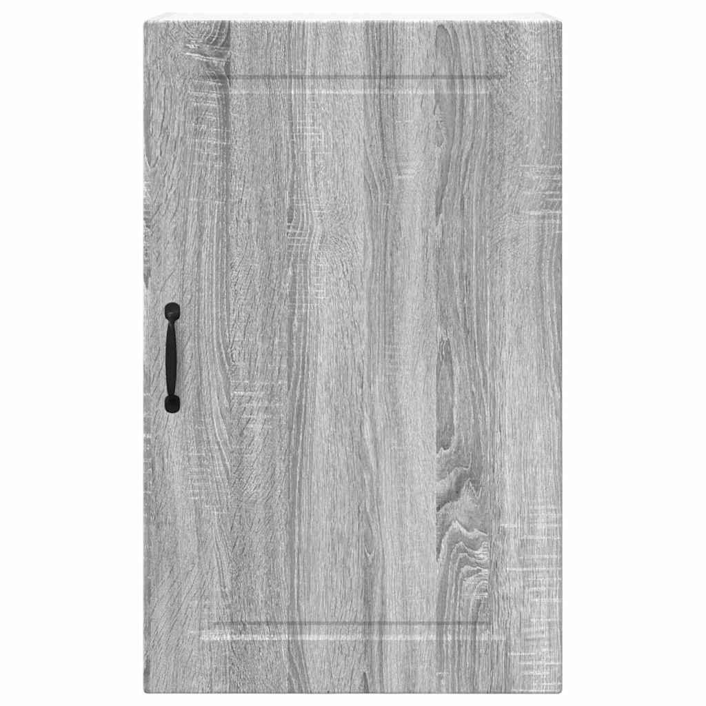 Vidaxl Kitchen Wall Cabinet Smoked Oak 50 X 31 X 80 Cm Engineered Wood