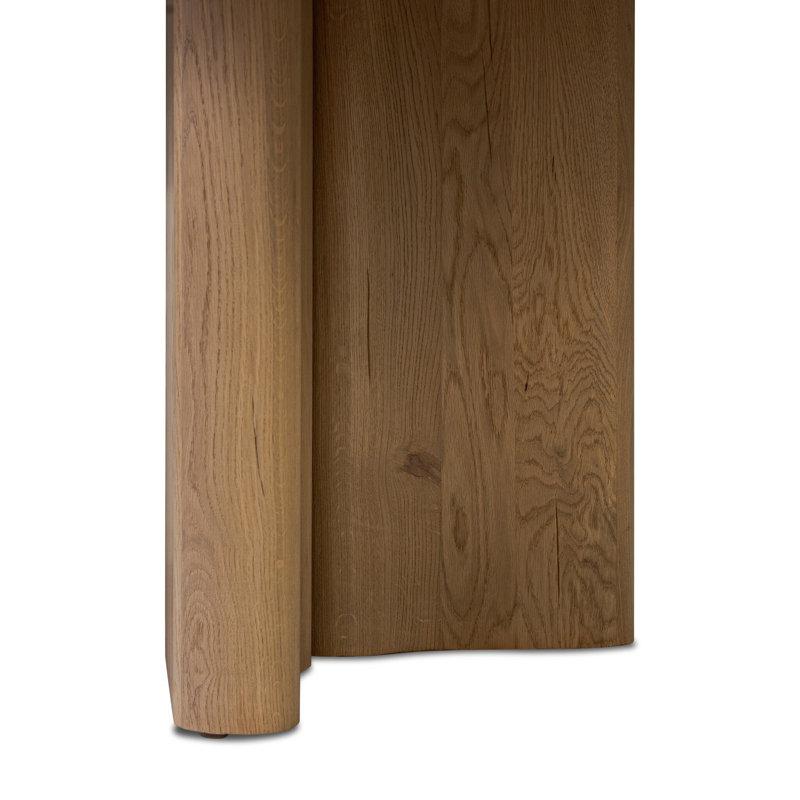Castro Solid Oak Dining Table, Natural Reclaimed French Oak