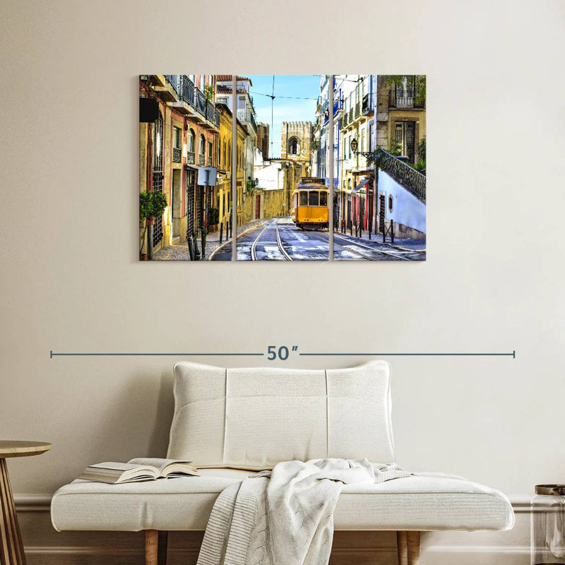 Rue Sireci à Lisbonne, H 24 po x l 38 po