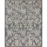 Ravenna Hand Woven Silk and Wool Floral Area Rug