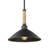 Chiyoda 1 - Light Natural Black Cone Pendant
