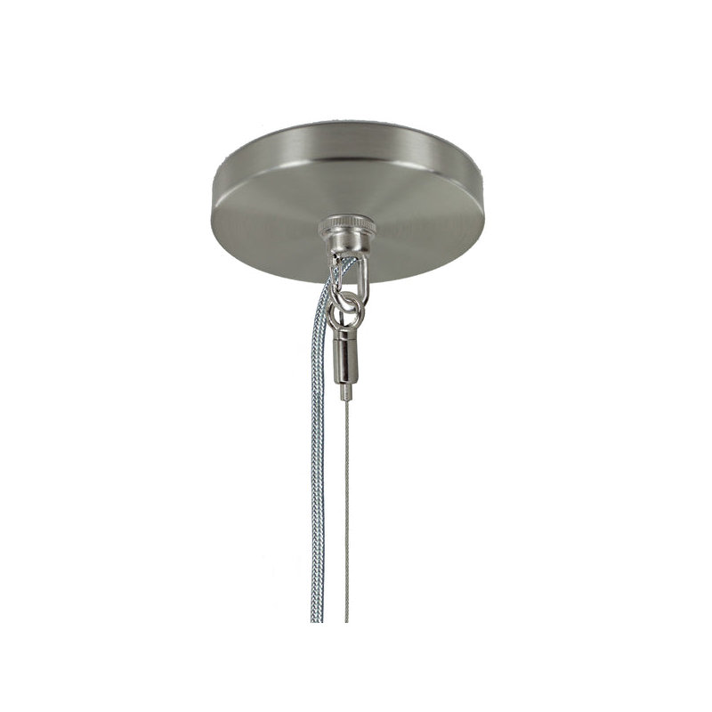 Clay 1 - Light Pendant, Yes, Matte Black, Brushed Nickel