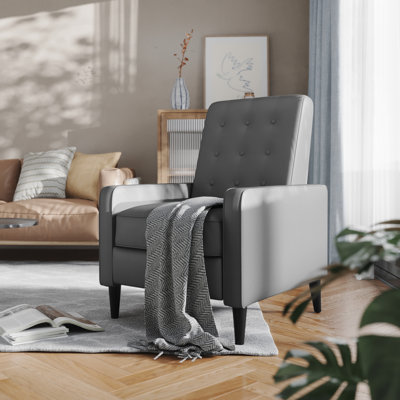 Faux Leather Recliner