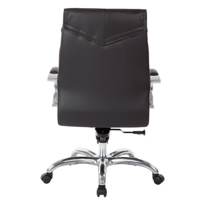Fauteuil de conférence de luxe en cuir véritable