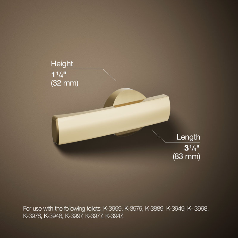 Wellworth Highline Trip Lever, Vibrant French Gold