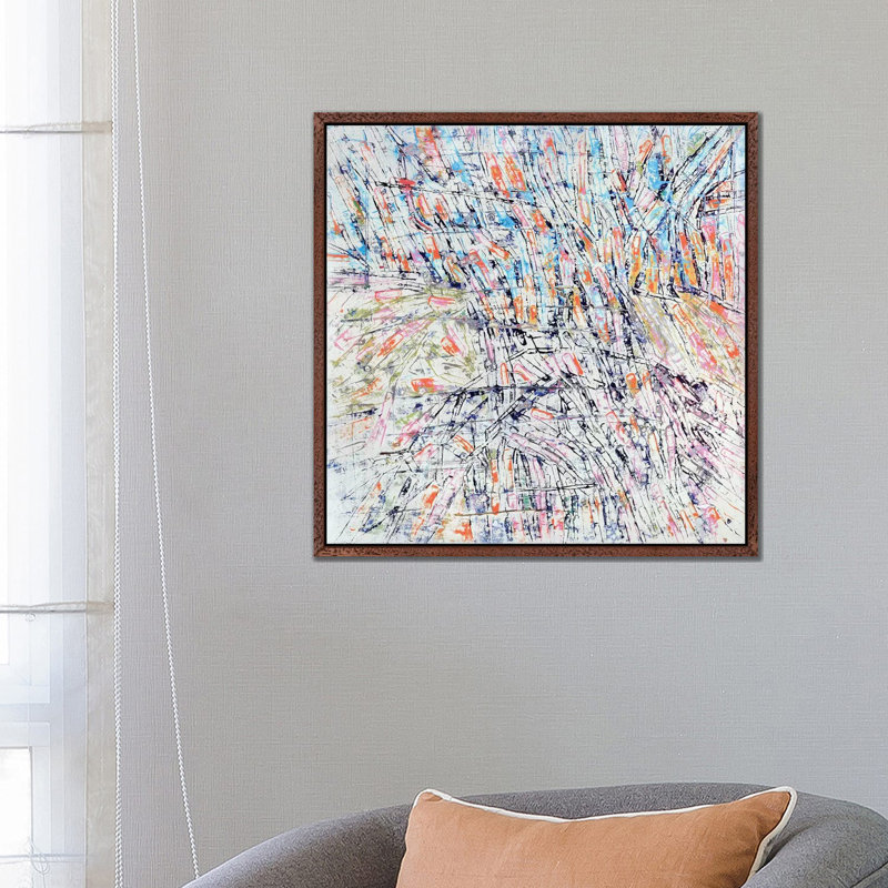 Kaiso - Print on Canvas, Classic Brown Wood Framed, 66.04 cm H x 66.04 cm W