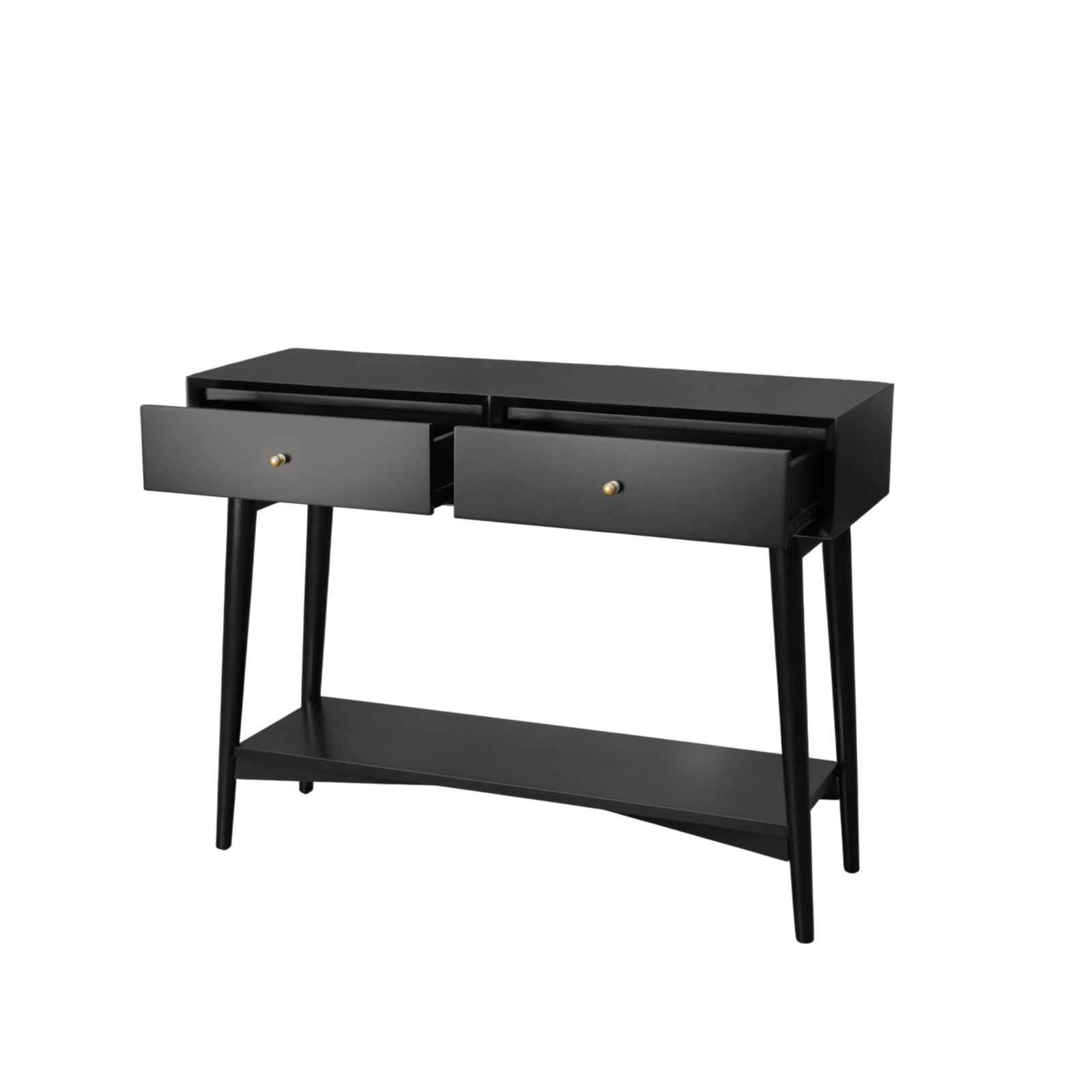 42" Console Table, Black