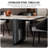 Rectangular luxury simple marble dining table-102630012
