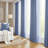 Gradient Sheer Curtains for Room Decor,Chiffon Gradient Semi Voile Rod Pocket Window Drapes,Set of 2-392777697-392777700