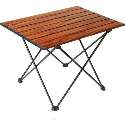Table de camping portative en aluminium ultralégère Table de plage pliante pour le camping