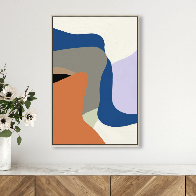All Together II Print by Oliver Gal, 17"H x 25"W, Silver Floater Frame