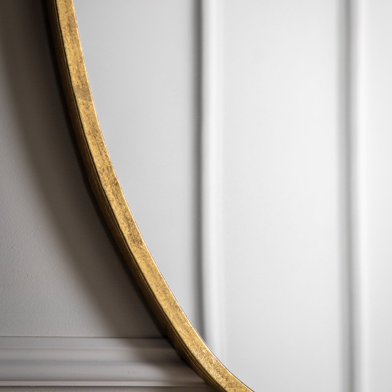 Ellisburg Metal Flat Wall Mirror