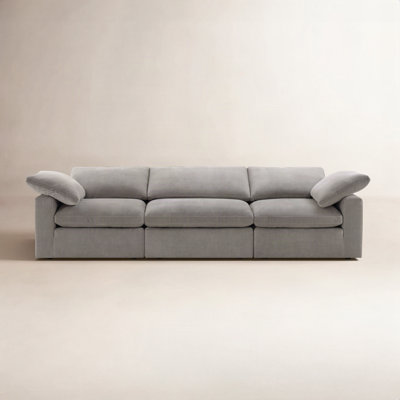 Asher 118" Linen Modular Sectional