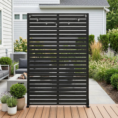 72"H HDPE Privacy Screen Fence Panel