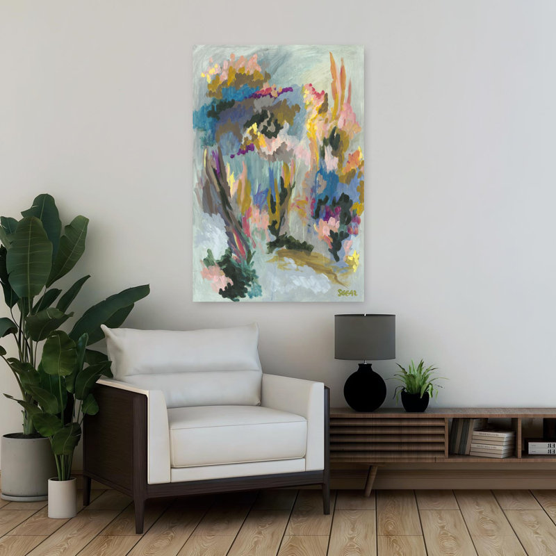 Art contemporain contemporain, H 36 po x l 24 po