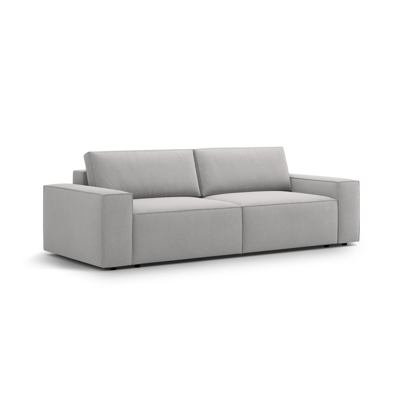 Biles 3 Seater Sofa Bed, Light Grey