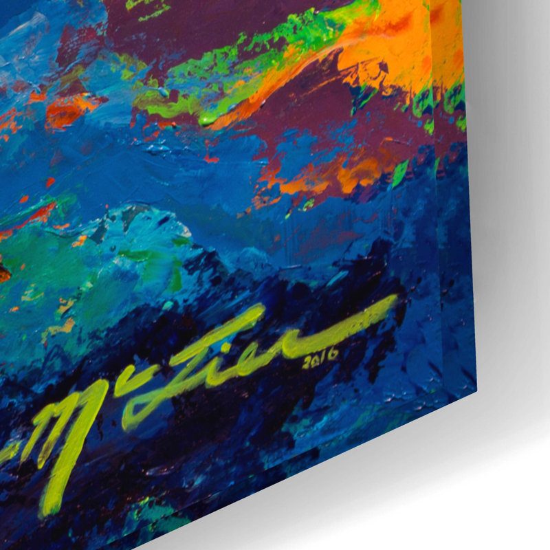 «Ashlar After Dinner Swim Hammer Head Shark On» par Jace D McTier, H 16 po x l 24 po x P 0,2 po