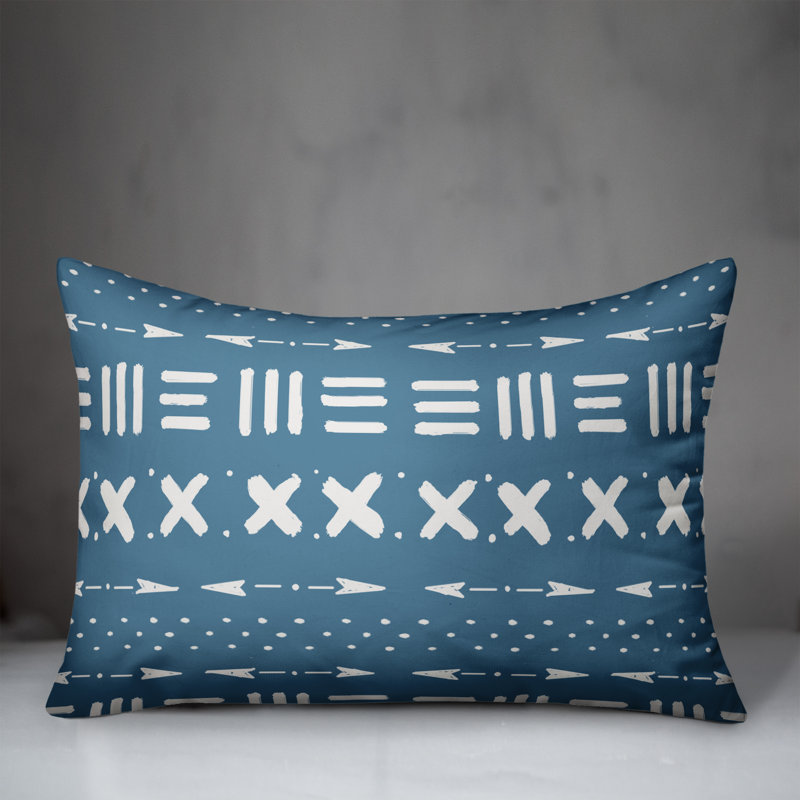  Tribal Pattern Rectangular Lumbar Pillow