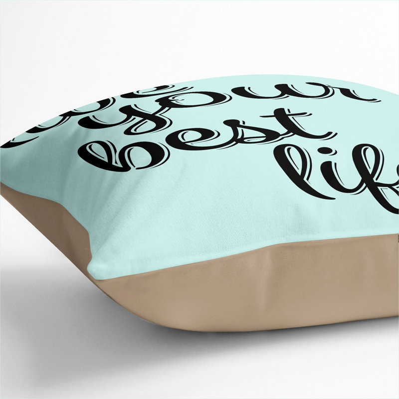 Square Cushion, Stone, 55cm H x 55cm W x 20cm D