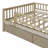 Kallel Daybed with Two Drawers and Guardrails-498385894-498385893