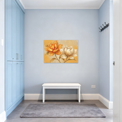 Plantes et fleurs, magnolia doré, impression de motifs floraux