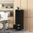 Modern 4 Drawer Metal Vertical File Cabinet On Wheels, 17.71"D*15.15"W*50.88"H - Secure Valuables, Flexible Storage For Home Office Needs Black With Lock And Wheels Metal, Easy To Clean, Ideal-1186347480