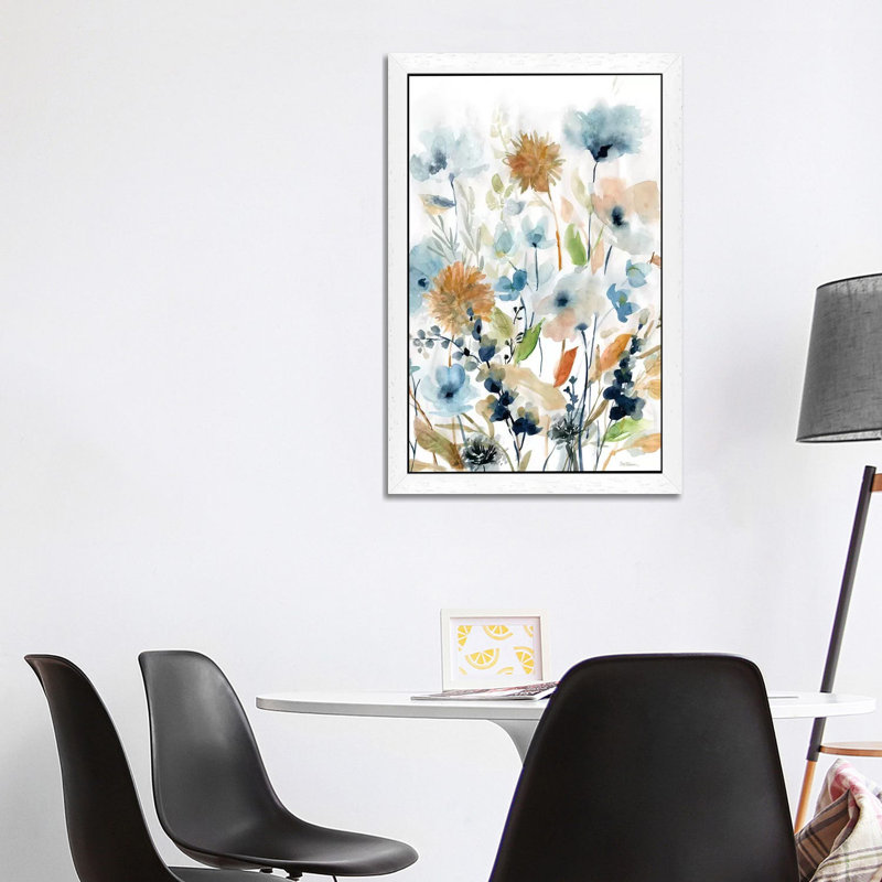 Holland Spring Mix Ii by Carol Robinson - Painting on Canvas, 66.04 cm H x 45.72 cm W, White Floater Framed