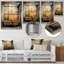 «Gray Industrial Minimalist Bath II» - Art mural en métal pour salle de bain-101154507